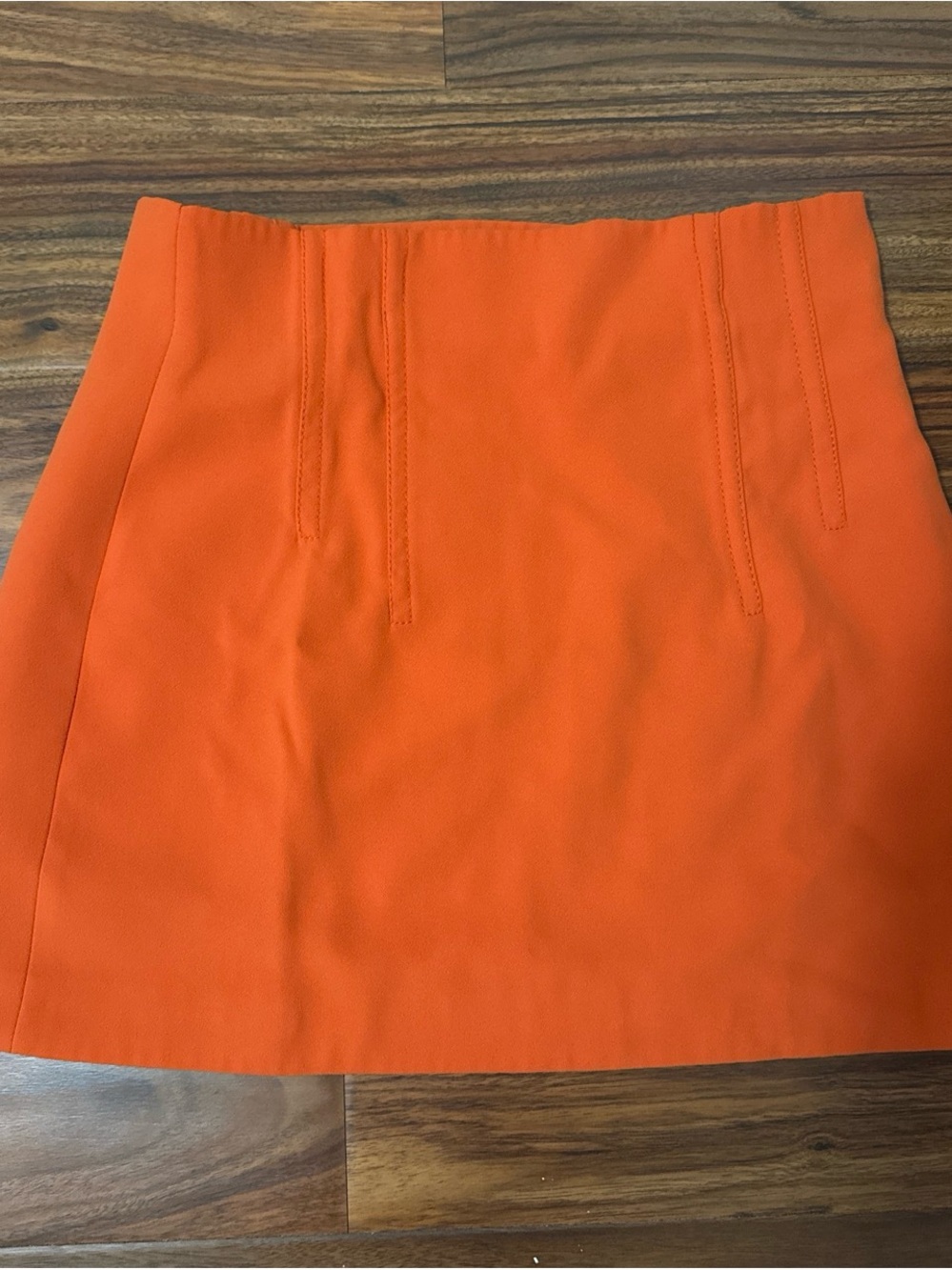 Zara Bright Orange Mini Skirt